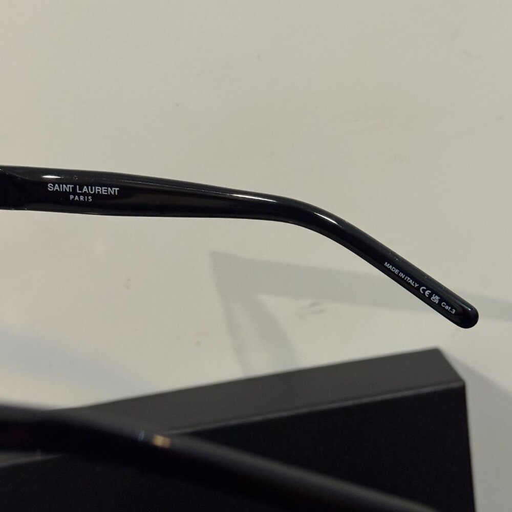 Saint Laurent SL M150/F 001 Black Designer Eyeglasses Classic Luxury Frame - Picture 8 of 8